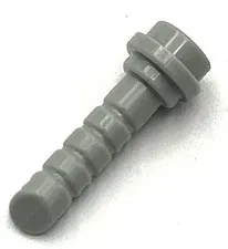 Lego New Light Bluish Gray Minifigure Weapon Lightsaber Hilt Short with Ridges