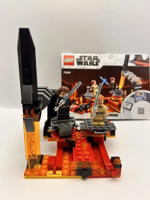 *RARE RETIRED* LEGO Star Wars: Duel on Mustafar 75269 100% W/ EXCLUSIVE FIGURES