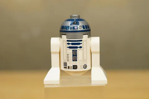 Lego R2-D2 Minifigure Purple Color Dots Astromech Droid Star Wars sw0527a