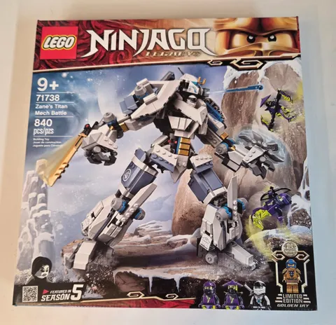 Lego Ninjago Zanes Titan Mech Battle 71738 Brand NEW Factory Sealed