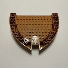 LEGO Boat Hull Brick 16 x 13 x 2 Medium Nougat 64651