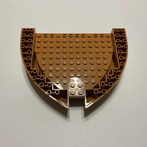LEGO Boat Hull Brick 16 x 13 x 2 Medium Nougat 64651