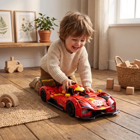 499P Car Building Blocks Moc Technic 42056 42232 42177 42172 42110 42115 42126 Set
