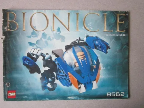 Lego Building Instructions Instruction Bionicle 8562 Gahlok