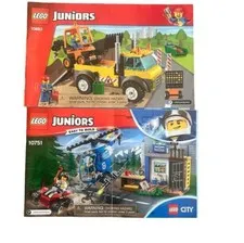 2 LEGO JUNIORS MANUALS ONLY For Sets 10683, 10751 - Buy 3 Get 2 Free