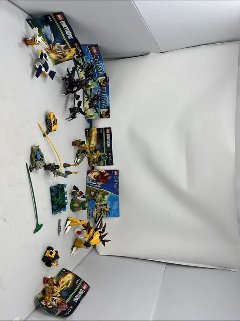 Lego Legends of Chima 70115-70000-71223-71222-71232 Complete W Indy