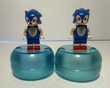 LEGO Sonic The Hedgehog Minifigure x2 and Speed Sphere x2 GOOD CONDITION