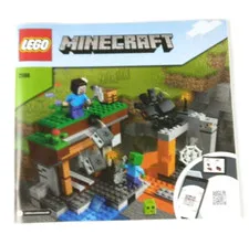 LEGO® Minecraft™ 21166 The "Abandoned" Mine Instruction Manual Book 6352014