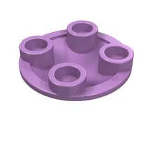 10x LEGO® Part 2654 - Plate