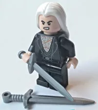 LEGO Castle FANTASY MINIFIGURE medieval knight rogue monster hunter Geralt 31168