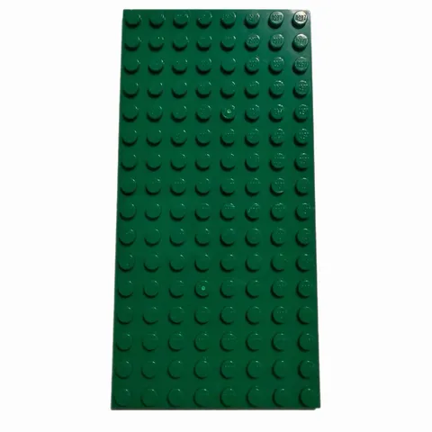 LEGO Dark Green  8 X 16 STUD Baseplate 2.5” X 5” PIECE #3865 92438 Bricks Build