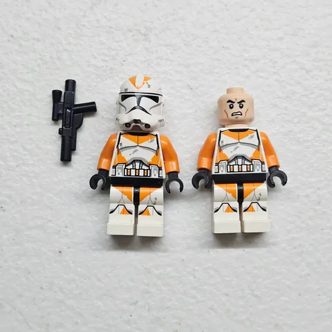Lego Star Wars 212th Clone Trooper Minifigures Missing One Helmet