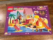 Vintage 1998 LEGO Belville set 5847 - Surfers' Paradise;  New/Factory Sealed