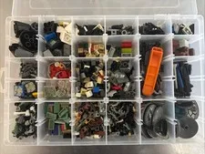 LEGO Authentic sorted small pieces (Arms, handles etc) Case included