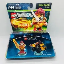 LEGO Dimensions Fun Pack Kids Chima Laval 71222 57pc