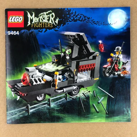 Lego Monster Fighters The Crazy Scientist & His Monster 9466 Manual Booklet ONLY