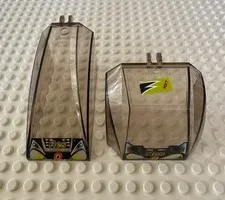 LEGO Windscreens For Set 4607 with Stickers