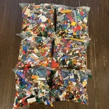 LEGO Loose Bricks & Pieces Lot Mixed Colors Parts 4.5 lbs Bulk Building Toys