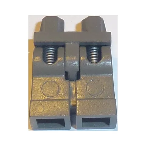 LEGO Dark Gray Hips and Legs - Spring Legs inv.654