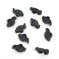 LEGO Parts - Dark Bluish Gray Projectile Part, Trigger - No 69755 - QTY 10