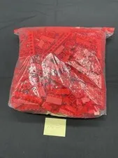 Lot Of 2 Lbs 5oz Of Lego Random RED Parts Pieces Bricks