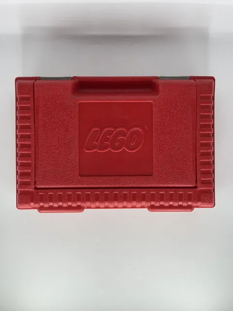Vintage 1985 LEGO Red Storage Case Carrying Box Hard Plastic USA
