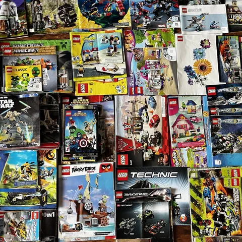 Lego Instructions Manual Lot 100+ StarWars City Creator Chima Minecraft