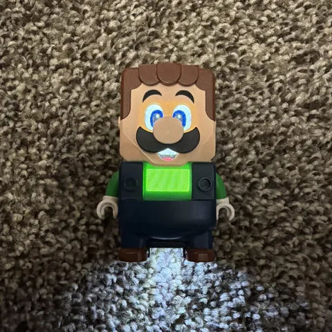 LEGO 71387 Super Mario Luigi Starter LUIGI Interactive Figure ONLY - Tested