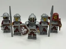 Lego Castle Griffin Knight Minifigure Lot Of 5 From Set 21358 NEW
