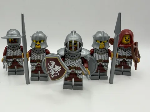 Lego Castle Griffin Knight Minifigure Lot Of 5 From Set 21358 NEW