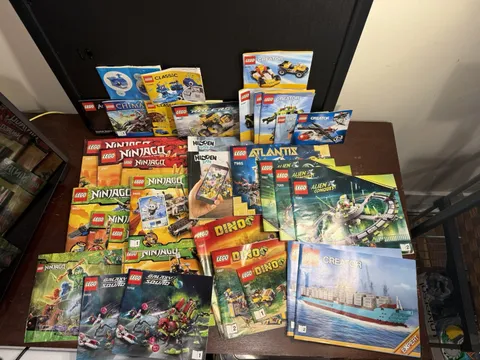 LEGO Instruction Manual Lot: Ninjago, Creator, Dinos, & More