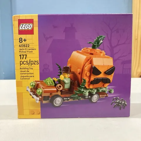 Lego Jack-O'-Lantern Pickup Truck 40822 - Brand New, Sealed