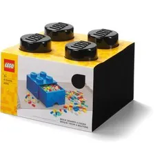 LEGO Storage Products: 40051733 4-Stud Brick Drawer Black NEW