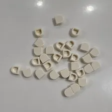 LEGO White Tile Pieces Plastic Bulk Lot Assorted Minifigure Parts Pieces