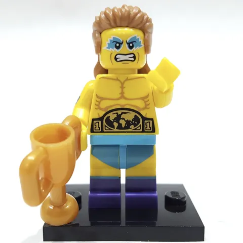 New Lego Collectible Series 15 Mini-Figure WRESTLING CHAMP Champion 71011