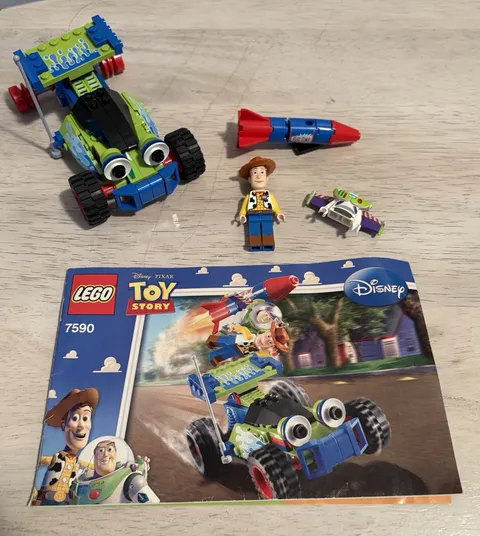 LEGO Toy Story set 7590 Woody and Buzz to the Rescue nearly complete SEE DESCRIP