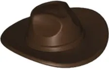 Lego 71050 Spider-Man Web-Slinger Minifig COWBOY/OUTBACK HAT Dark Brown sp11