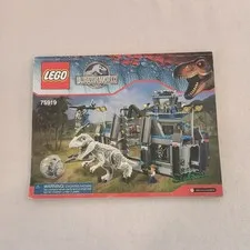 LEGO Jurassic World Indominus Rex Breakout 75919 Instructions  Manual Pre-owned