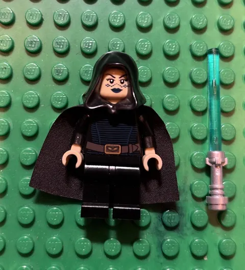 LEGO Star Wars Barriss Offee Black Cape Minifigure sw0269 From Set 8091