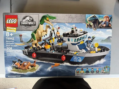 76942 BARYONYX DINOSAUR BOAT ESCAPE lego legos set Jurassic World dominion NEW