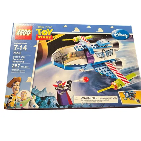 LEGO 7593 Toy Story Buzz’s Star Command Spaceship 257 Pieces NEW Sealed Retired 