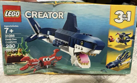 LEGO Creator 31088 Deep Sea Creatures 3 in 1 Shark 230 pcs Box 7+ 2019