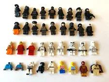 LEGO Star Wars Minifigure Lot of 30 Stormtrooper, TIE Fighter Pilot, SWAT, Misc.