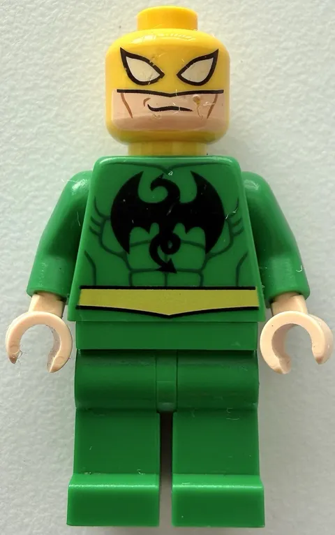 LEGO Marvel Super Heroes Iron Fist Minifigure #SH0041 Authentic