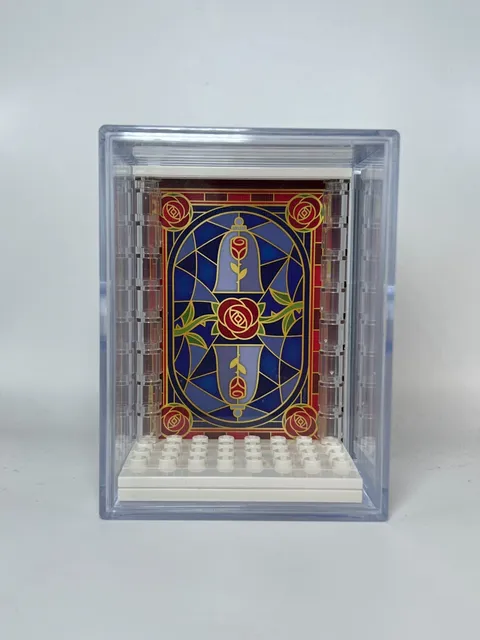 Collectible Force Pack Minifig Display Case For Lego Disney Beauty & The Beast