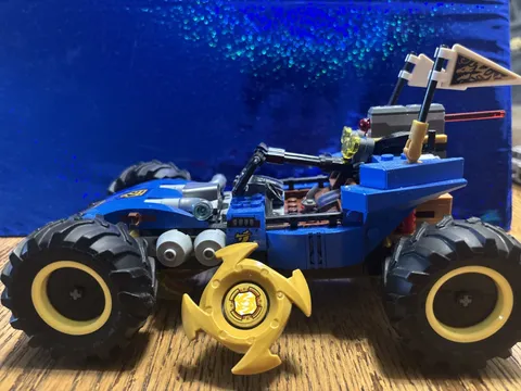Lego NINJAGO Dragons Rising Jay’s Transforming Car #71856 100% Complete