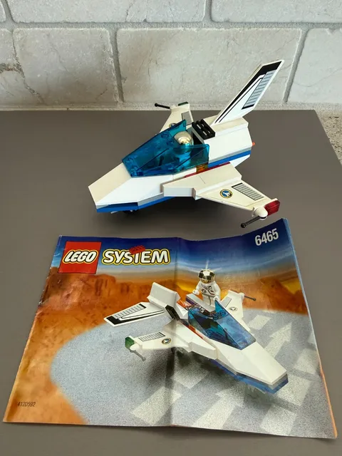 LEGO 6465 Space Port Jet 1999 Town Complete w/ Astronaut Instructions