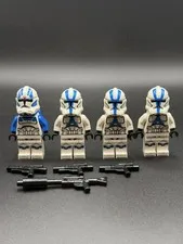 LEGO Star Wars 501st Legion Clone Troopers and Jet Trooper sw1094 sw1093