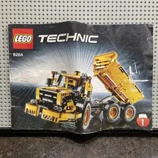 Lego Technic: Construction: Hauler 8264 (2009) Instruction Manual Booklet 1 ONLY