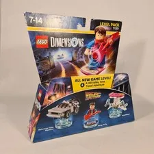 LEGO Dimensions 71201 Back to the Future Level Pack Marty McFly DeLorean NEW